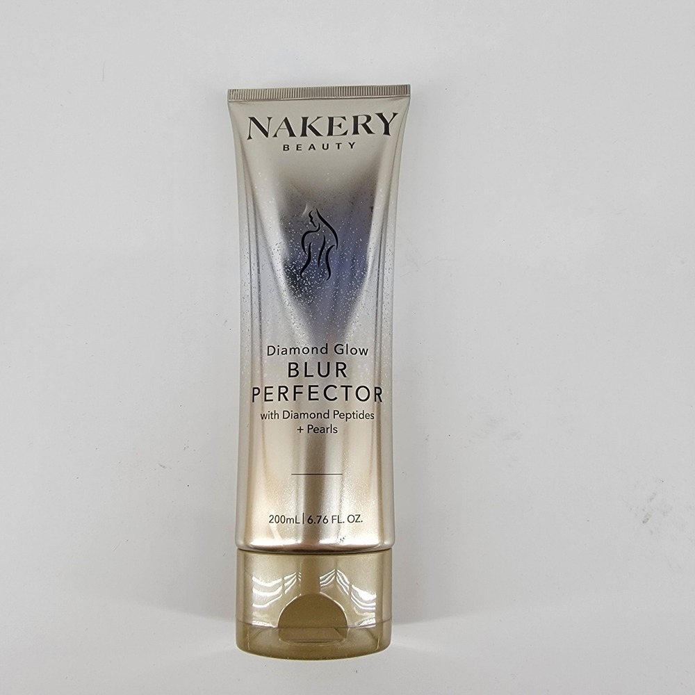 Nakery Beauty Diamond Glow Blur Perfector 6.76oz Gold Shimmer Lotion New &Sealed
